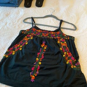 Lucky Brand Embroidered Top